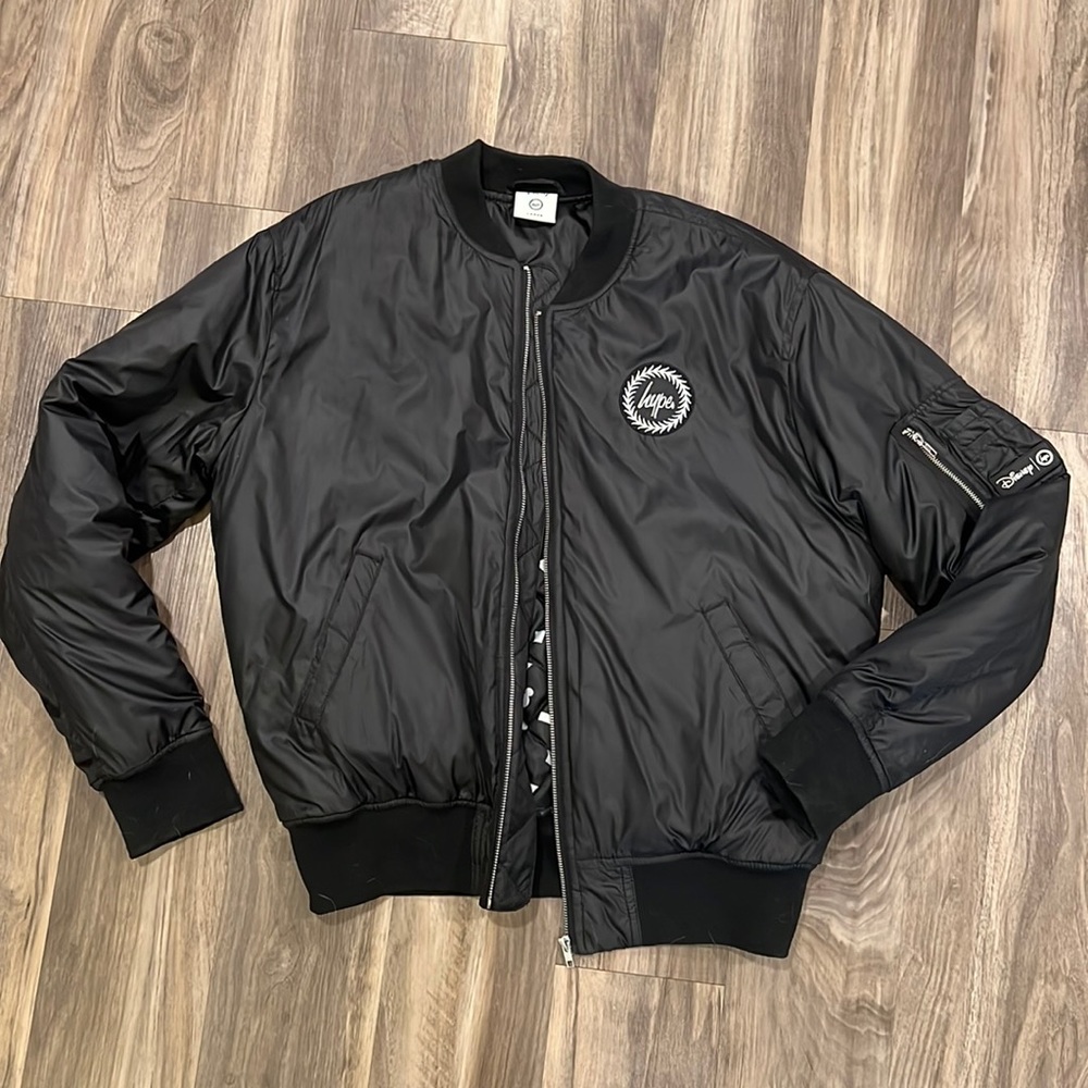 Hype Disney Black Mickey Men's Bomber Jacket